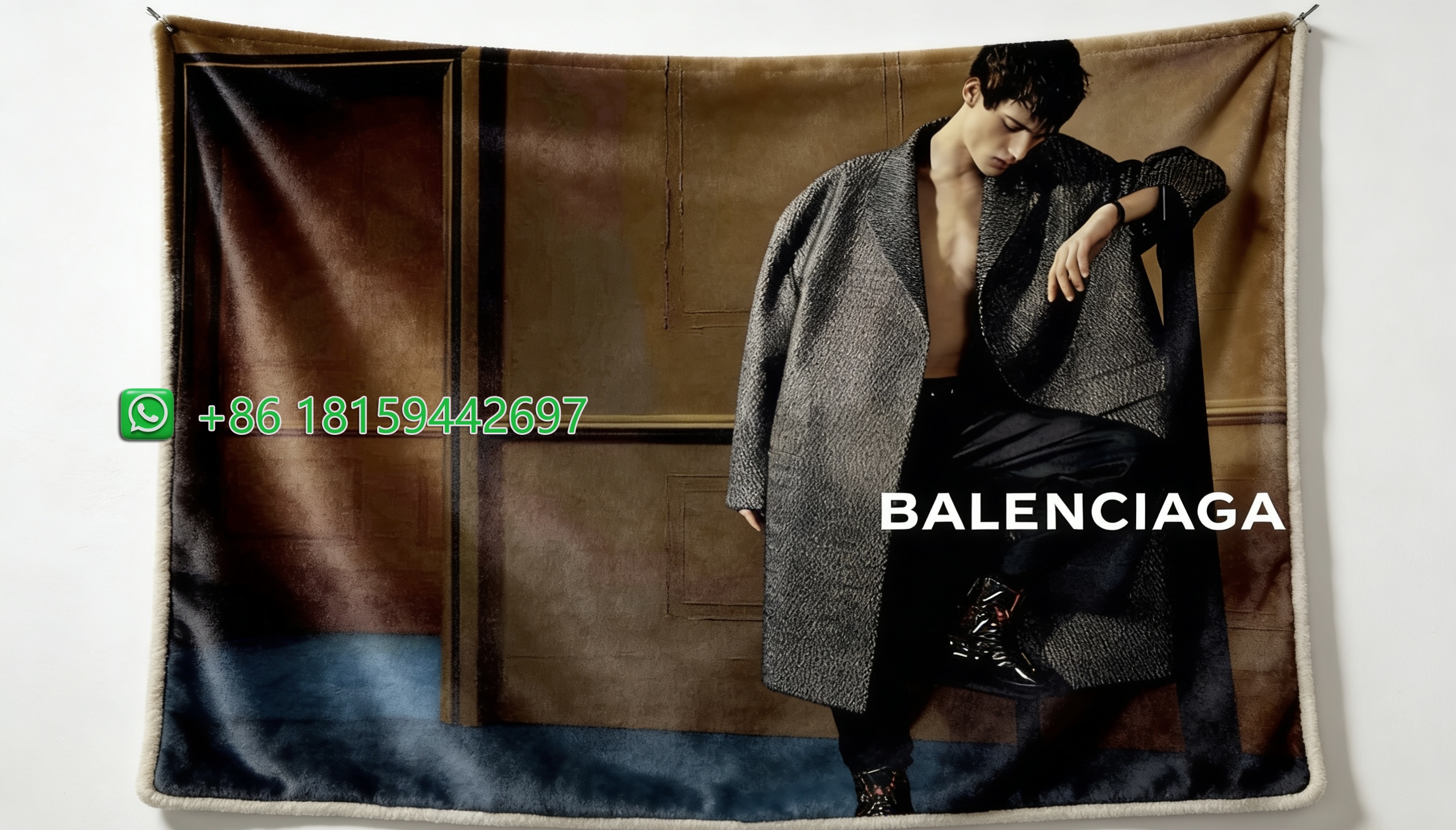 Balenciaga Throw Blankets